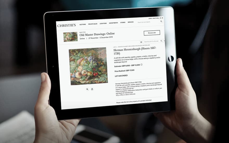 Online auctions A guide to bidding and buying Christie's