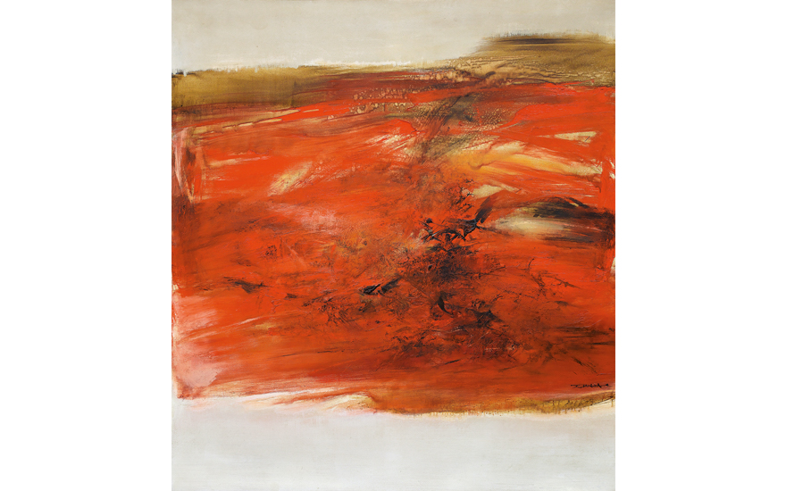 開天闢地的絕美瞬間：趙無極《21.10.63》 | Christie's