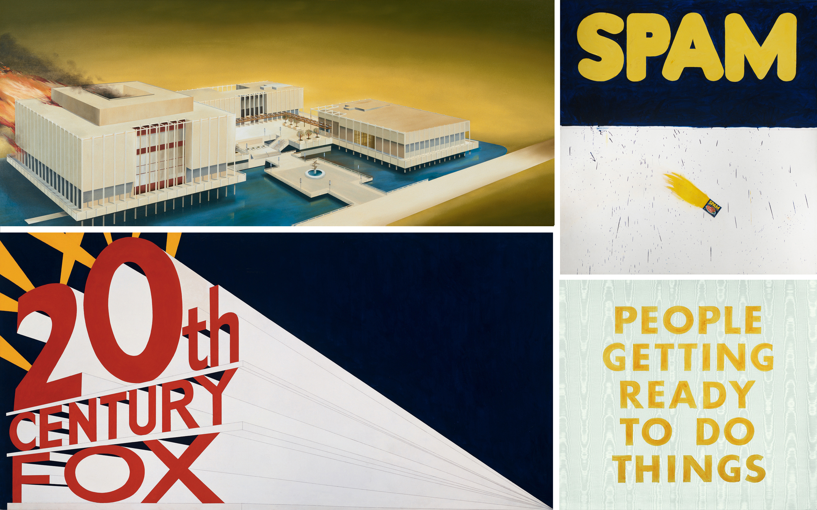 Ed Raczka Ed Ruscha lights up LACMA with new retrospective