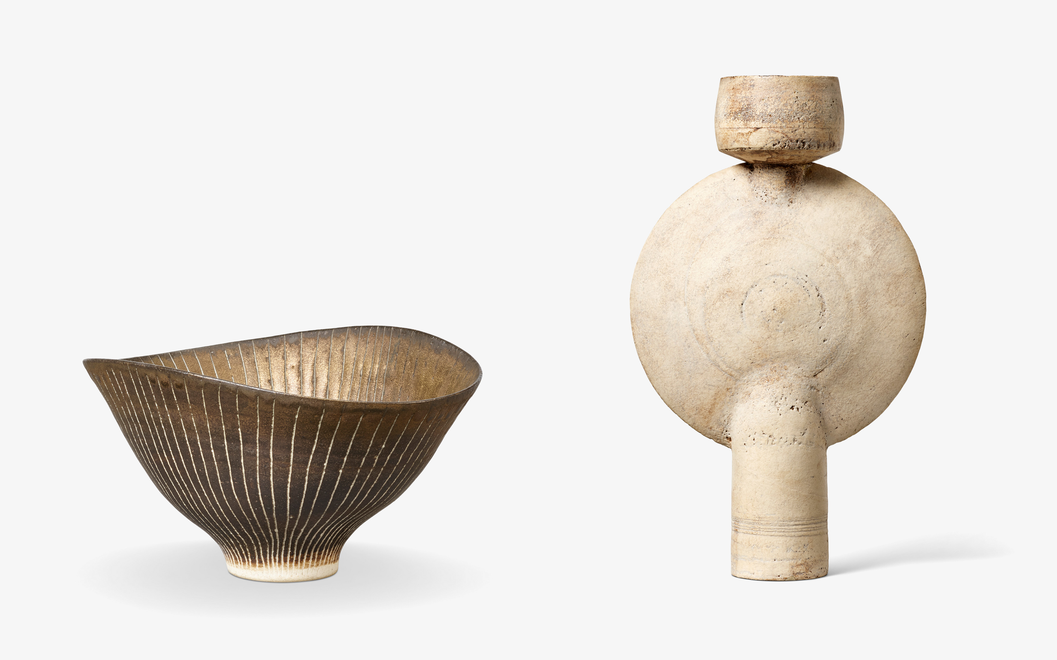 オブジェ　検）Hans Coper Lucie Rie Ceramicists Lucie Rie and Hans Coper | Christie's