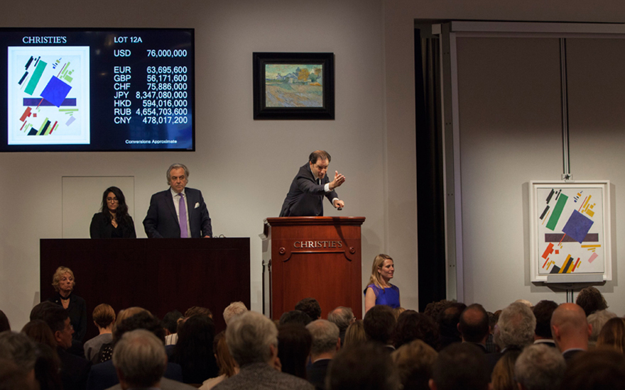 $86 million Malevich leads the way in New York | Christie's
