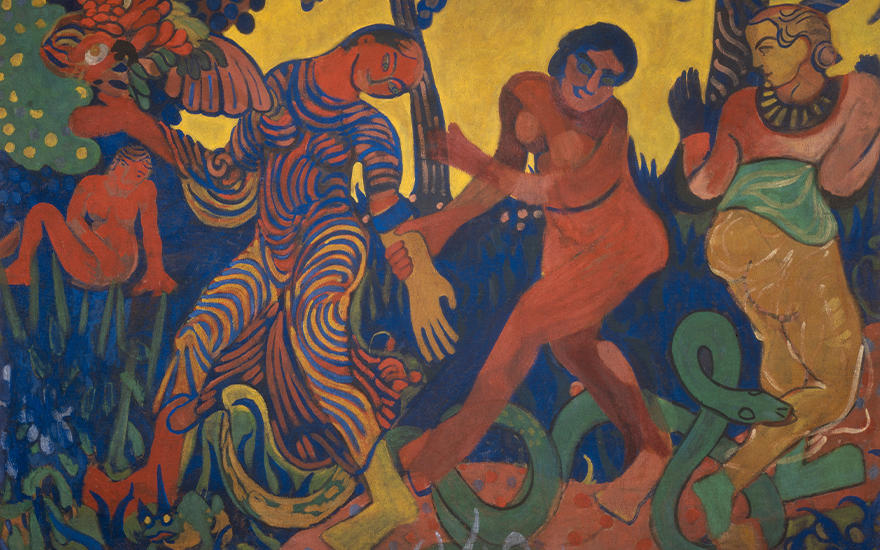 André Derain, The Dance (La Danse), 1906 (detail). Oil on canvas. 180 × 228 × 3 cm. Private Collection. Artwork: © ADAGP, Paris and DACS, London 2023. Photo: courtesy of the owner