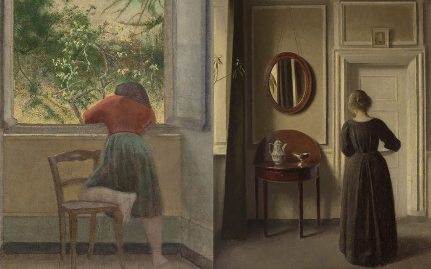 Balthus and Hammershøi