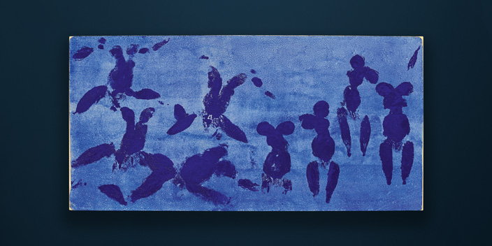 Yves Klein, Anthropométrie de l’époque bleue