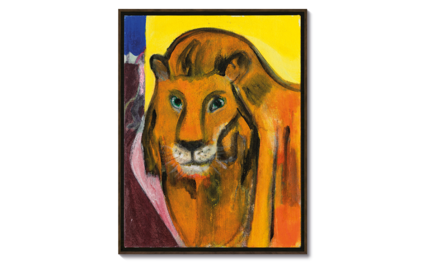 PETER DOIG (B. 1959) Lion in the Road (Port of Spain)