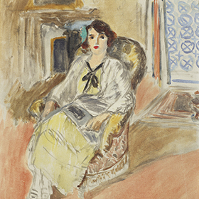 henri_matisse_jeune_fille_assise_robe_jaune
