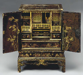 A Japanese lacquer altar cabinet , 18TH CENTURY | Christie's