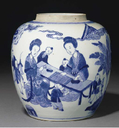 A Chinese Blue And White Ginger Jar 19th Century Christie S