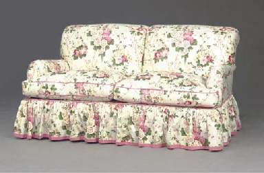 A Contemporary Fl Chintz Covered Sofa Modern Christie S