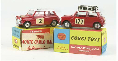 corgi toys mini cooper monte carlo
