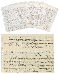 borges jorge luis 1899 1986 autograph working graph paper bound notebook