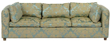A Persian Blue And Gold Damask Upholstered Sofa Modern Furniture A Persian Blue And Gold Damask Upholstered Sofa Modern Furniture Lighting Asia Christie S