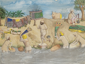 5 lines on washerman in english picture