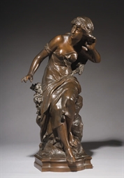 A To Z Auction >> FIGURE EN BRONZE DE L'ECHO , MATHURIN MOREAU (1822-1912), FRANCE | Christie's A To Z Auction >> FIGURE EN BRONZE DE L'ECHO , MATHURIN MOREAU (1822-1912), FRANCE | Christie's