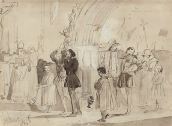 Sir John Everett Millais, Bt., P.R.A., R.W.S. (1829-1896) , Solemnity