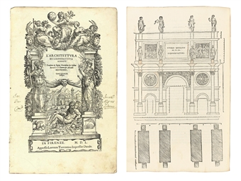 ALBERTI, Leon Battista (1404-72). L'Architettura ... diagrams architecture light 