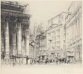 william walcot 1874 1943 views of london portland designer exchange kensington