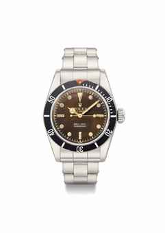 Rolex. A highly captivating and extremely rare stainless steel automatic wristwatch with