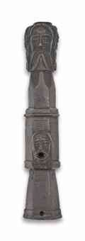 AN EXTREMELY RARE MEDIEVAL BRONZE HANDROHR
