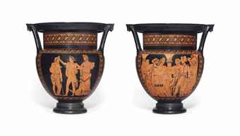 A SEVRES TWO-HANDLED ETRUSCAN-STYLE VASE (VASE ETRUSQUE A LARMIER)