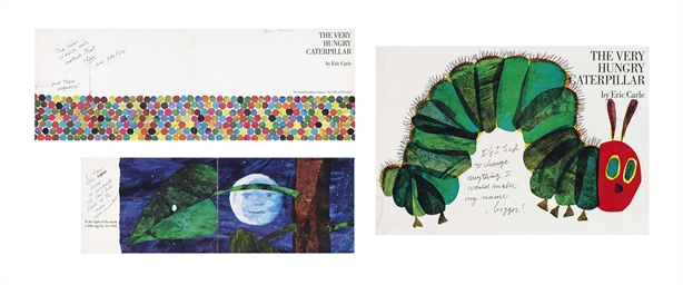 CARLE, Eric (b. 1929). The Very Hungry Caterpillar. New York and Cleveland: The World Publishing ...