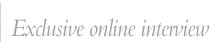 Exclusive online interview