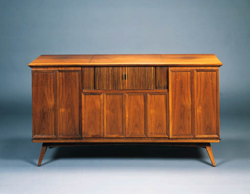 A Walnut Hi Fi Cabinet Christie S