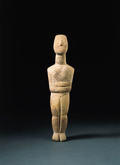 cycladic marble figures
