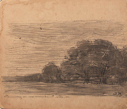 Trees along a river - Herinnering aan een muziekavond 
