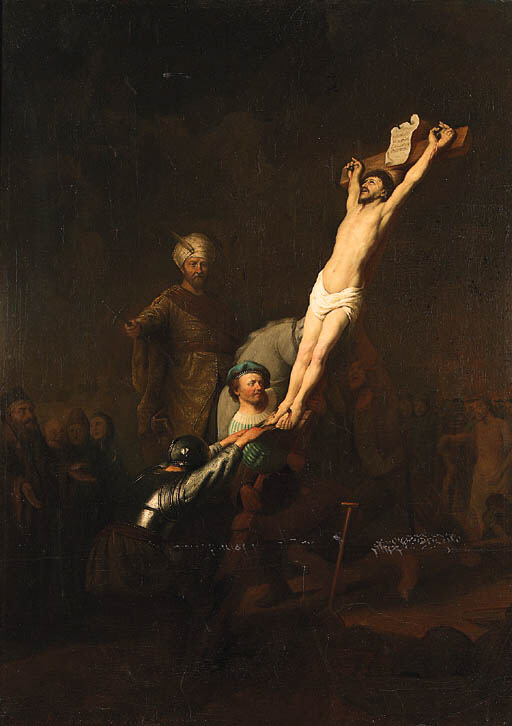 THE RAISING OF THE CROSS 
