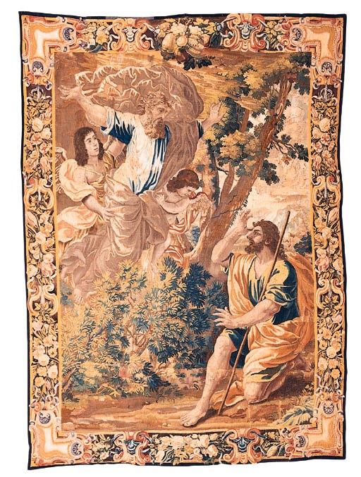 A BRUSSELS BIBLICAL TAPESTRY , SECOND HALF 17TH CENTURY, AFTER A DESIGN
