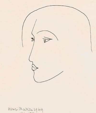 Tête de femme 
