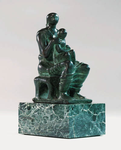 Maquette for 'The Northampton Madonna' (Madonna and Child) 
