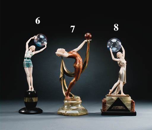 bronze and ivory figures