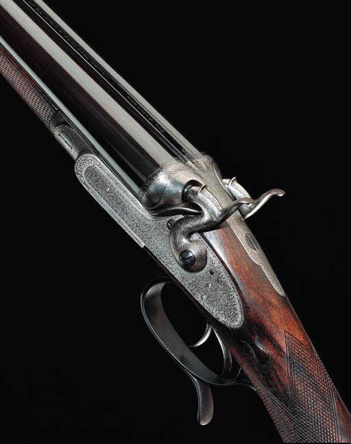 A RARE EARLY 12BORE (2¾IN) 'THE AUTOMATIC' SELFCOCKING HAMMER GUN BY