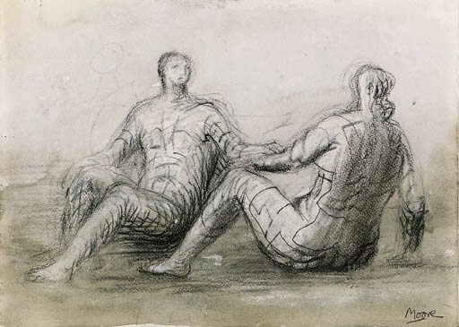Man and Woman on Beach 

