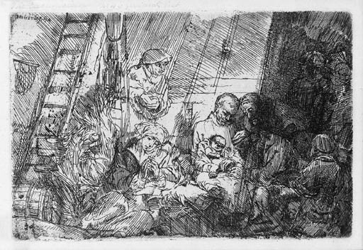 The Circumcision in the Stable (B., Holl. 47; H. 274) 
