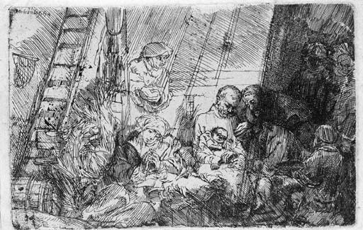 The Circumcision in the Stable (B., Holl. 47; H. 274) 
