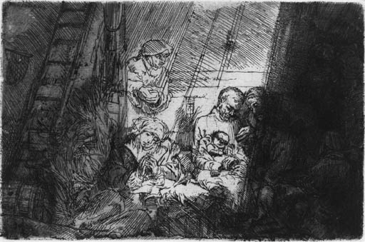 The Circumcision in the Stable (B., Holl. 47; H. 274) 
