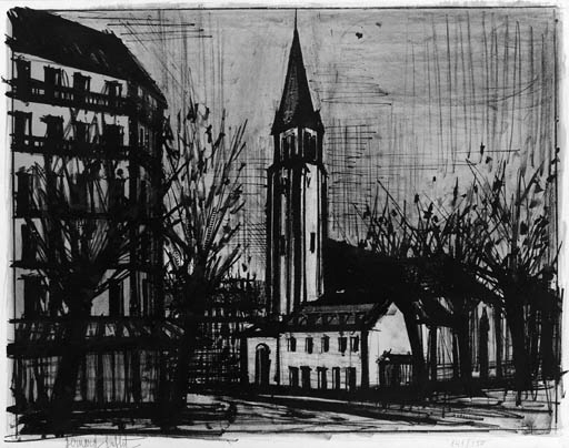 Saint-Germain-des-Pres, from Album Paris (S. 35) 
