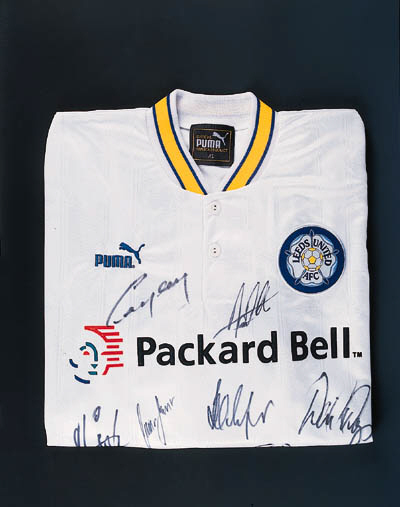 leeds united packard bell shirt