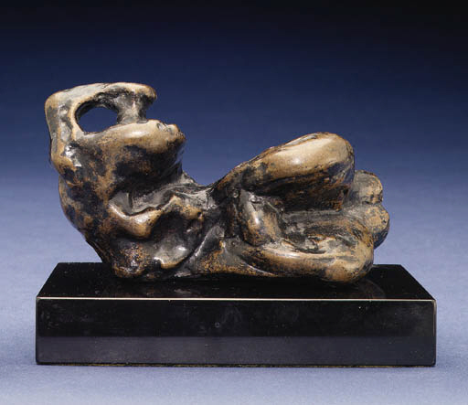Reclining figure: bunched 
