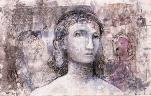 Three heads 
