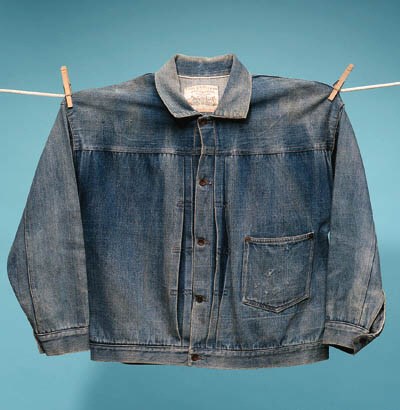denim jacket levis lot levi 1920s 1910 circa jeans christie  tenuedenimes