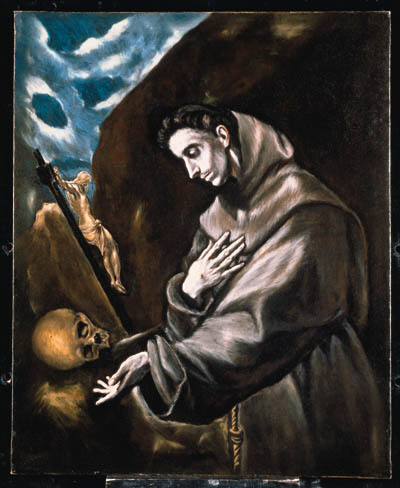 Saint Francis Standing in Meditation 
