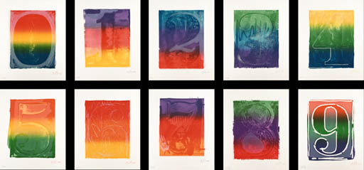 Color Numeral Series (ULAE 59-68; G. 116-25) 
