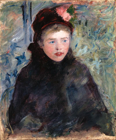 Susan in a Toque Trimmed with Two Roses 
