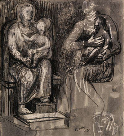 Study for the Northampton Madonna 
