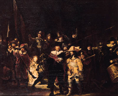 The Company of Captain Frans Banning Cocq and Lieutenant Willem van Ruytenburch - The Night Watch
