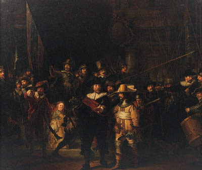 The Company of Captain Frans Banning Cocq and Lieutenant Willem van Ruytenburch - The Night Watch
